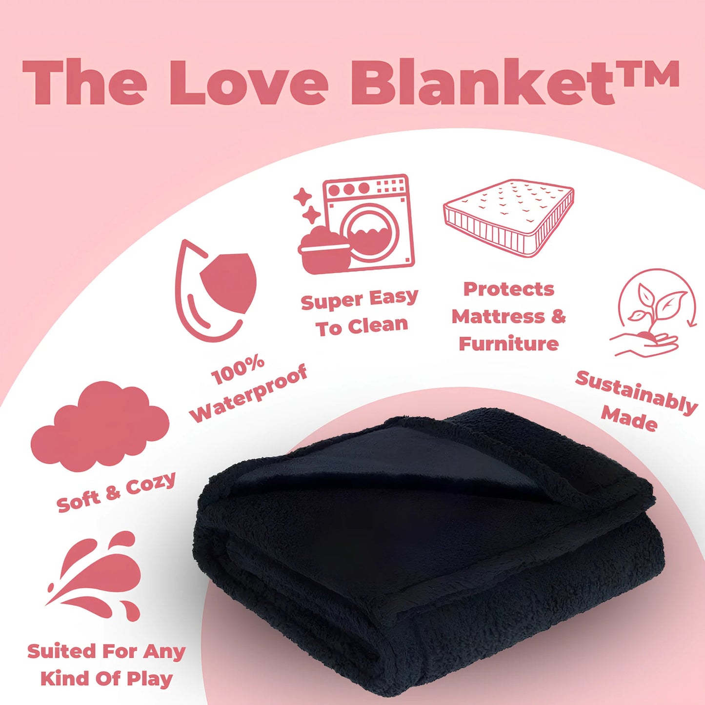 The Love Blanket - Waterproof Intimacy Blanket - Ms01
