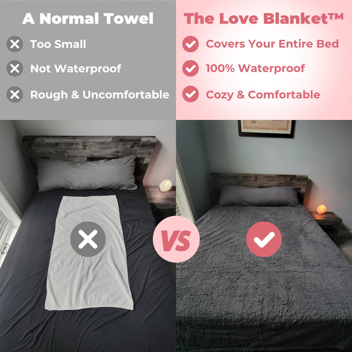 The Love Blanket - Waterproof Intimacy Blanket - Ms01