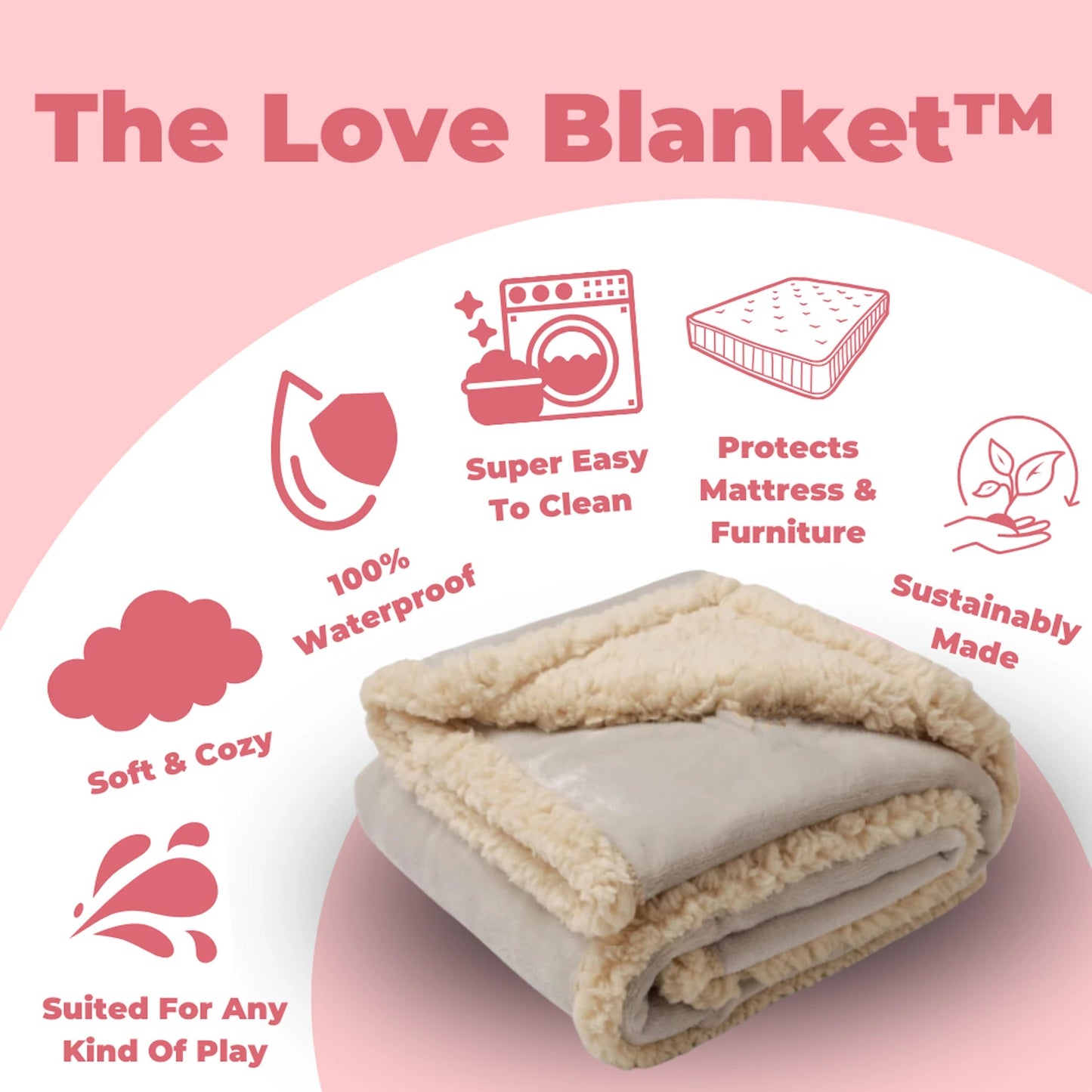 The Love Blanket - Waterproof Intimacy Blanket - Ms01