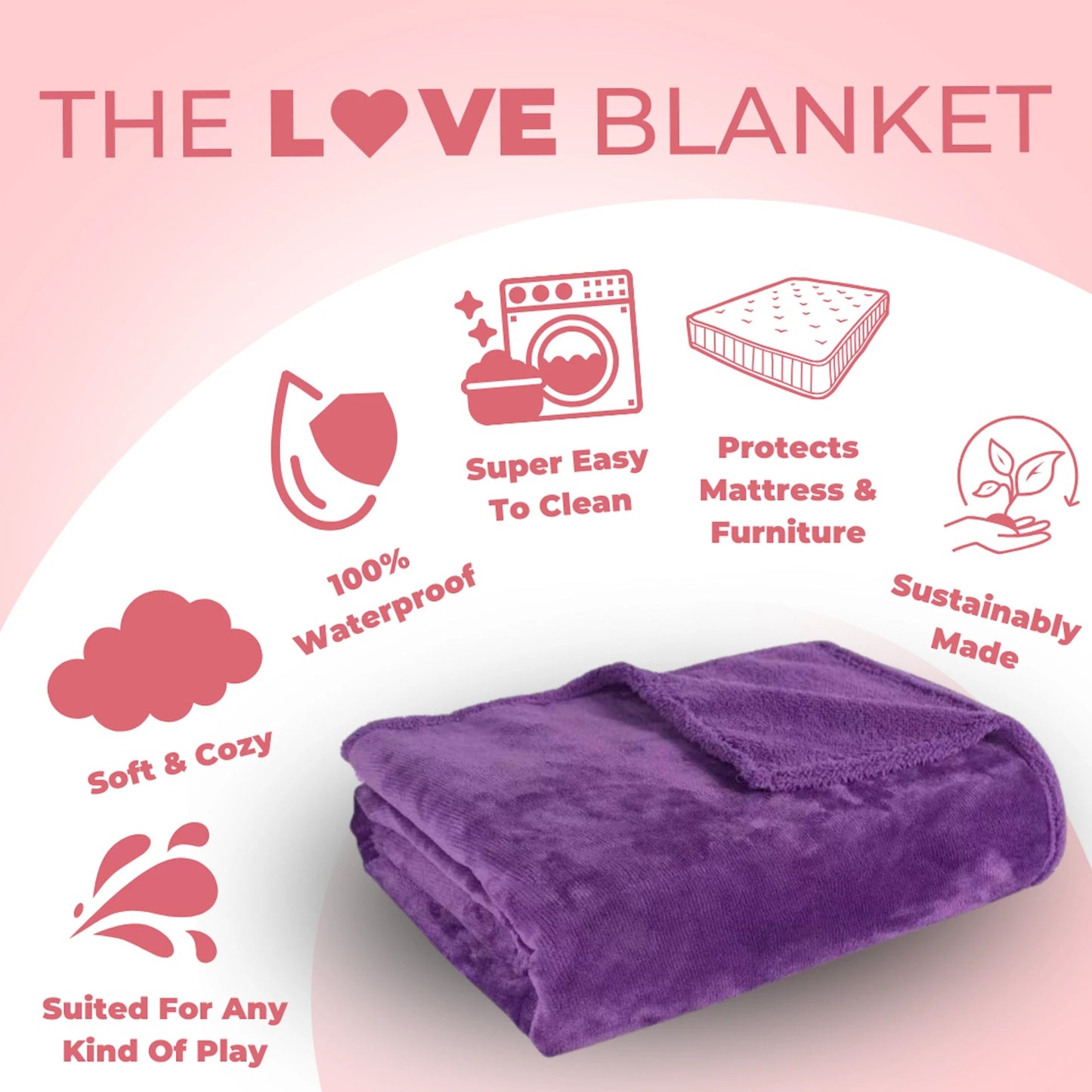The Love Blanket - Waterproof Intimacy Blanket - Ms01