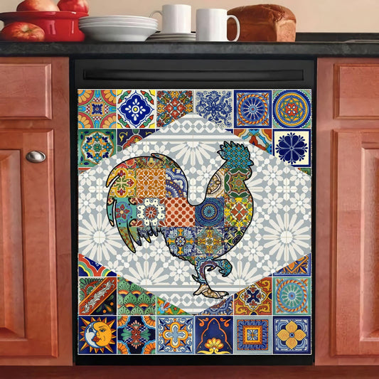 Chicken Art Decor Kitchen Dishwasher Cover