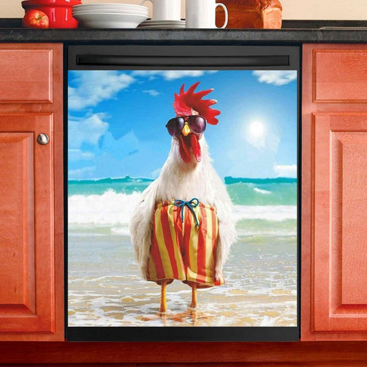 Chicken Dishwasher Cover Magnet Sticker Is Perfect for Grandma's Kitchen