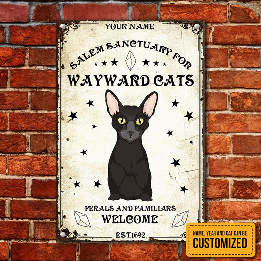 Salem Cat Customized Metal Sign