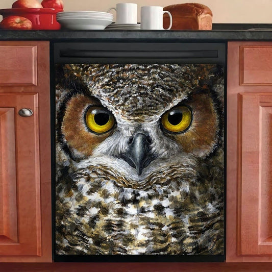 Owl Kitchen Decor Dishwasher Cover 15