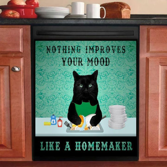 Black Cat Homemaker Dishwasher Cover