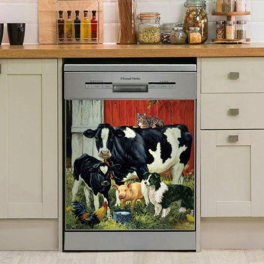 Dishwasher Cover - Cow 1