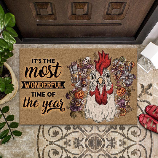 Halloween Chicken Doormat