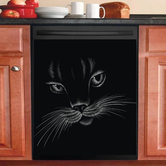 CAT DECOR KITCHEN DISHWASHER COVER 17