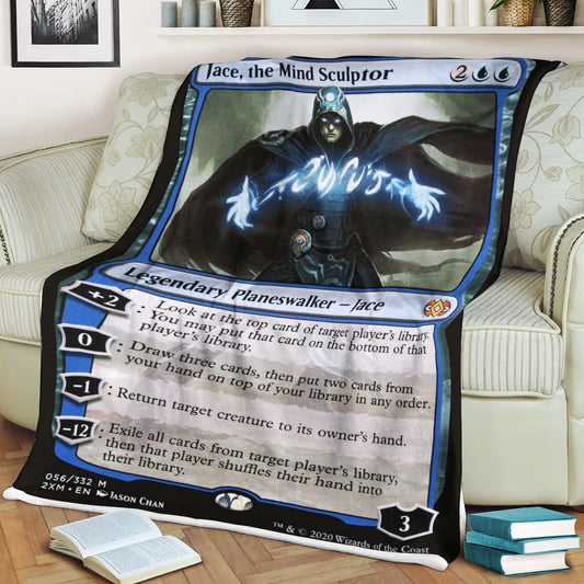 Game MTG Jace, the Mind Sculptor Custom Soft Blanket