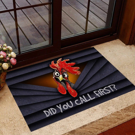 Do You Call First Chicken Doormat
