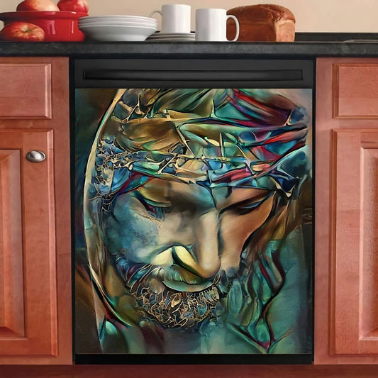 Jesus Magnetic Dishwasher Cover