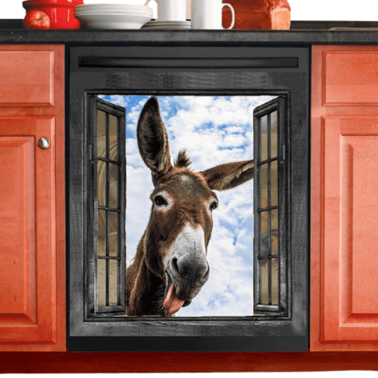 Dishwasher Cover - Funny Donkey 3