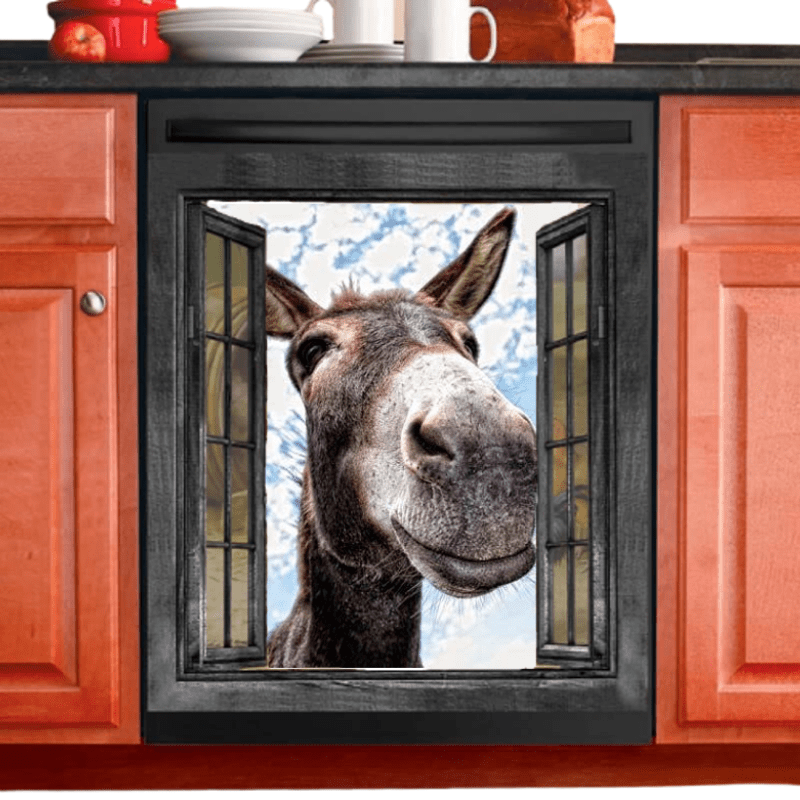 Dishwasher Cover Collection - Funny Donkey 10