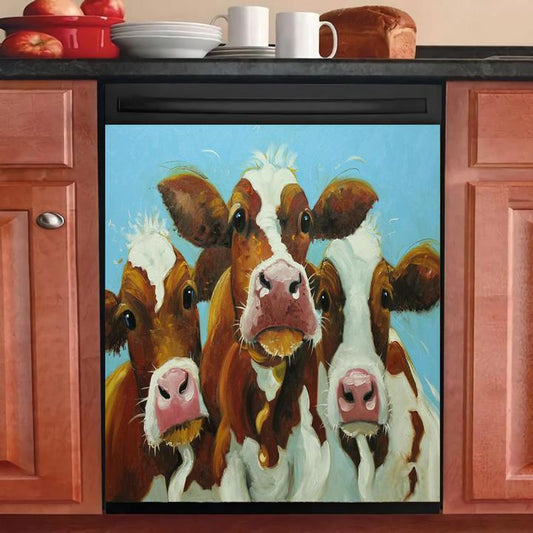 Dishwasher Cover - Cow 19