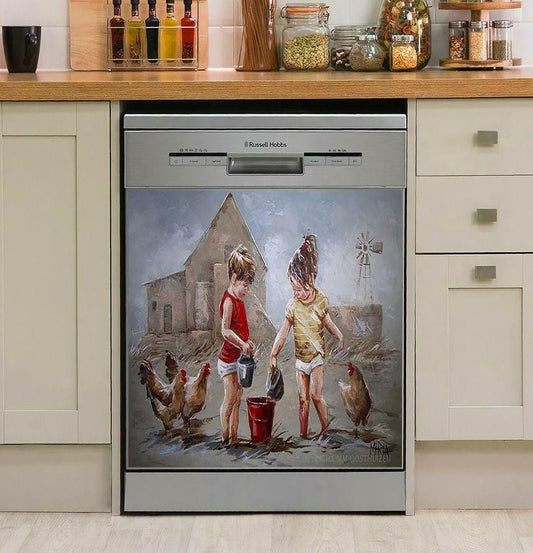 Nog Nie Vol Decor Kitchen Dishwasher Cover