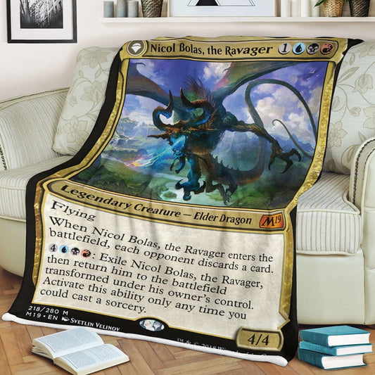 Game MTG NicolBolas, the Ravager Sherpa Blanket