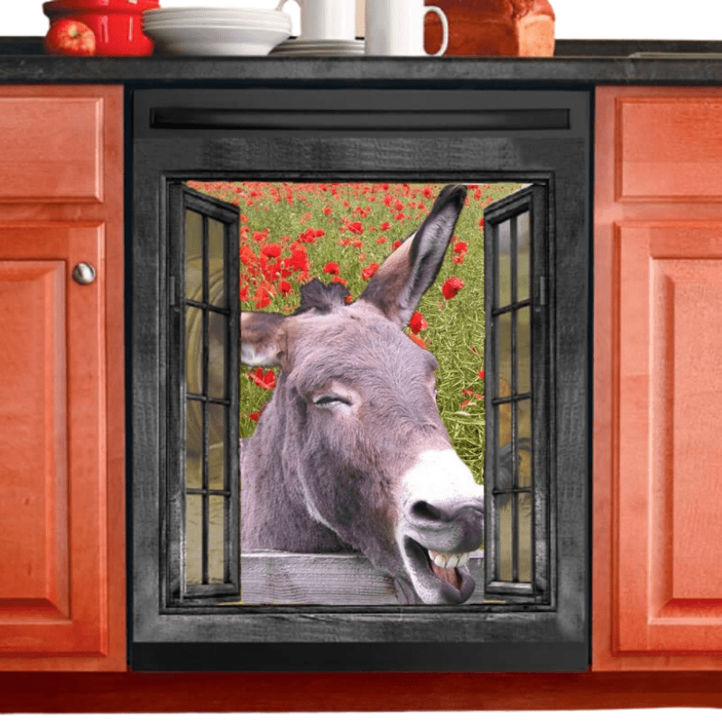 Dishwasher Cover Collection - Funny Donkey 2