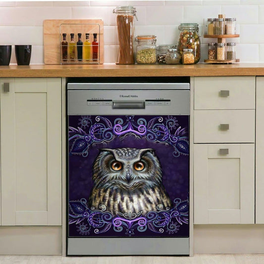 Owl Kitchen Decor Dishwasher Cover 18