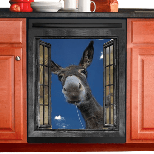 Dishwasher Cover - Funny Donkey 4