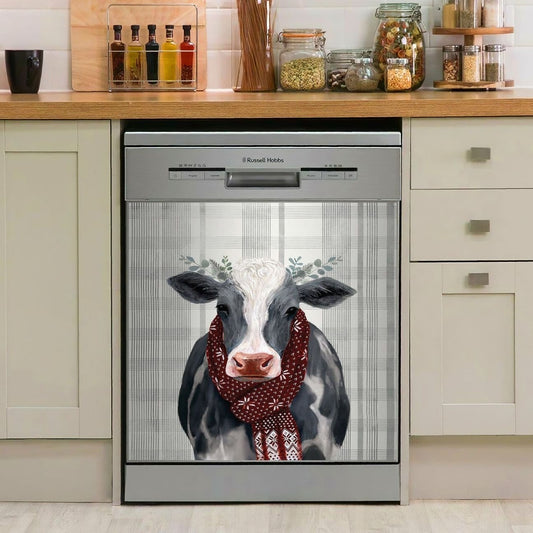 COW DECOR KITCHEN DISHWASHER COVER 26