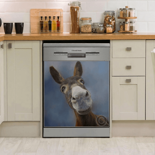 Dishwasher Cover - Funny Donkey 1