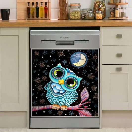 Owl Kitchen Decor Dishwasher Cover 25