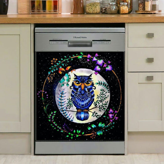 Owl Kitchen Decor Dishwasher Cover 09