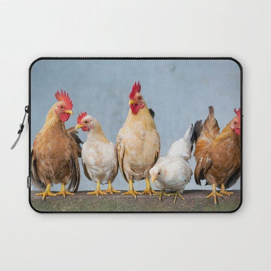 Chicken - Rooster - Hen - Chicks - Easter - Cute - Animals. Little sweet moments. Laptop Sleeve