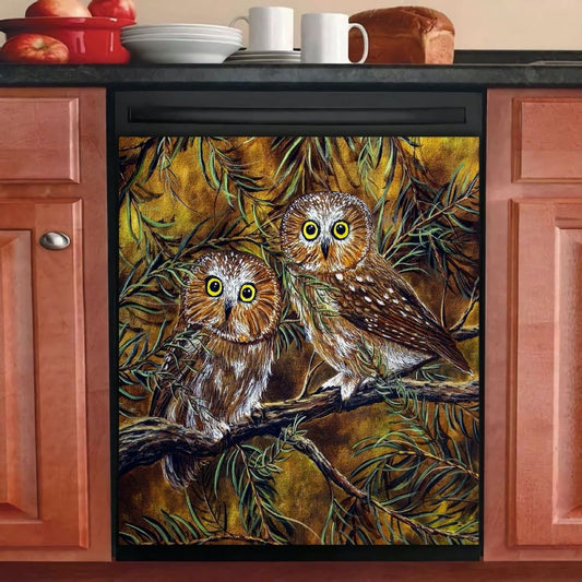 Owl Kitchen Decor Dishwasher Cover 23