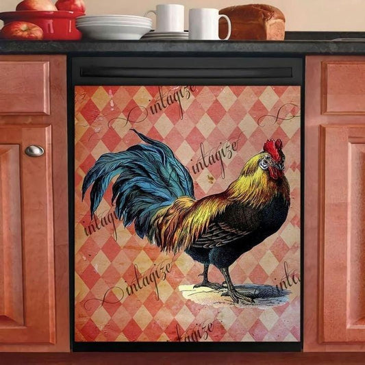 Rooster Kitchen decor Diswasher Cover 93