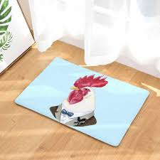 Doormat Vintage Cartoon Funny Rooster