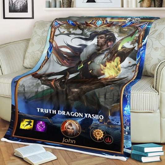 LOL YASUO SHERPA BLANKET 2021 SPECIAL EDITION