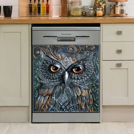 Owl Kitchen Decor Dishwasher Cover 17