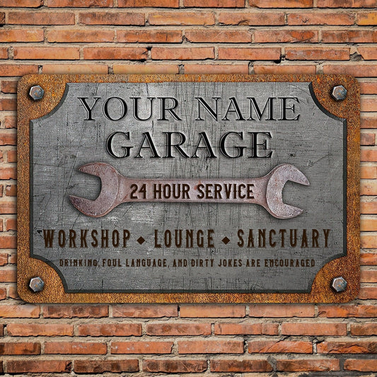 Garage Metal Signs