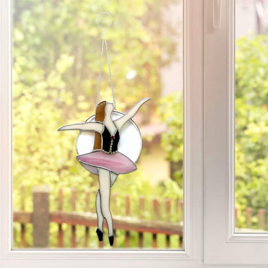 Pretty Ballerina Window Ornament  Ballet QB05