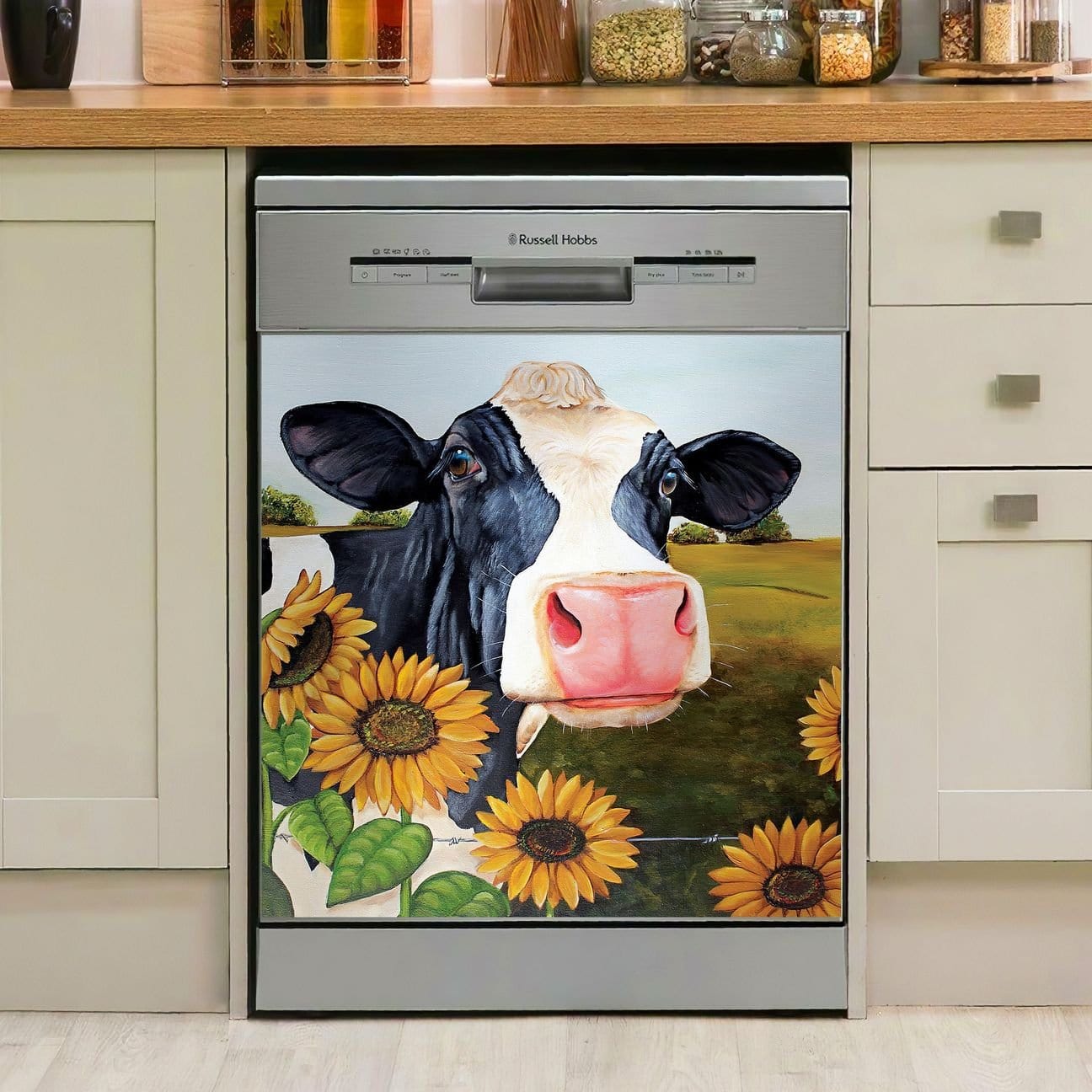 COW DECOR KITCHEN DISHWASHER COVER 15