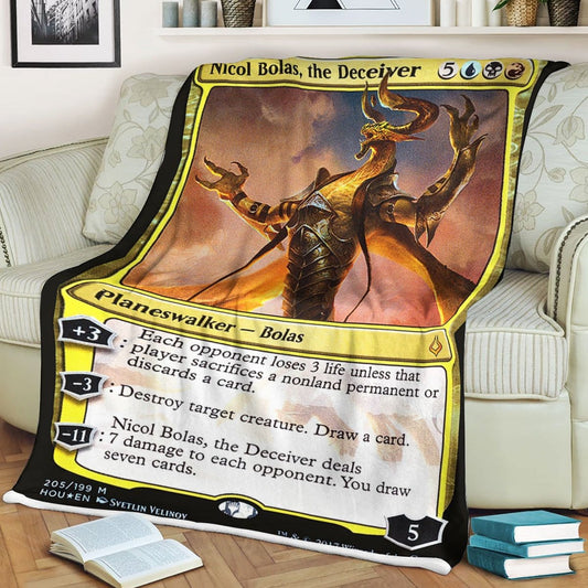 Game MTG Nicol Bolas, the Deceiver Sherpa Blanket