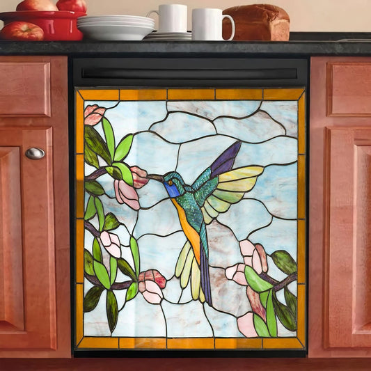 Hummingbird Magnetic Dishwasher Cover