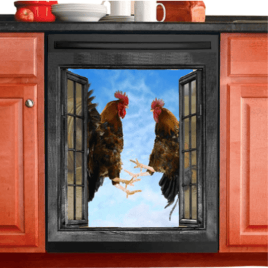 Dishwasher Cover - Funny Chicken Collection 4