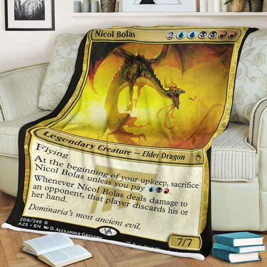 Game MTG Nicol Bolas Sherpa Blanket