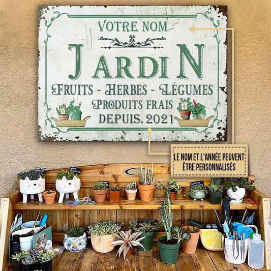 Panneaux métalliques de jardin personnalisés