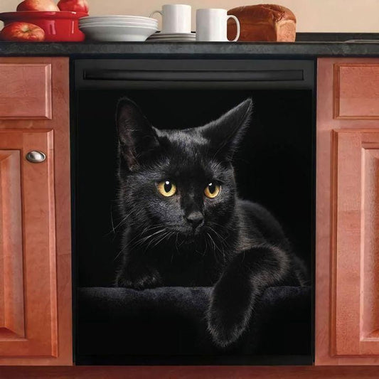 Black Cat Dishwasher Cover 6