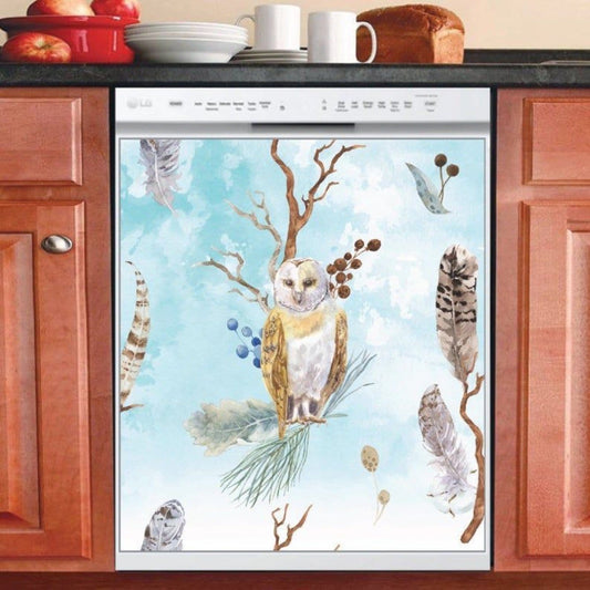 Owl Kitchen Decor Dishwasher Cover 20