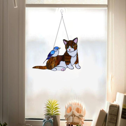 Cat Window Hanging Ornament