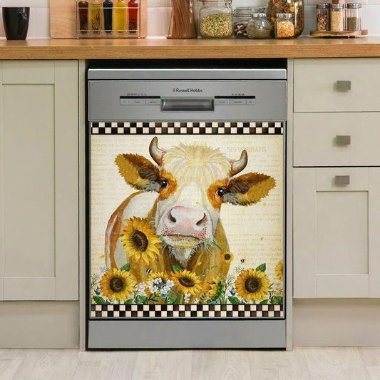 Dishwasher Cover - Cow 12