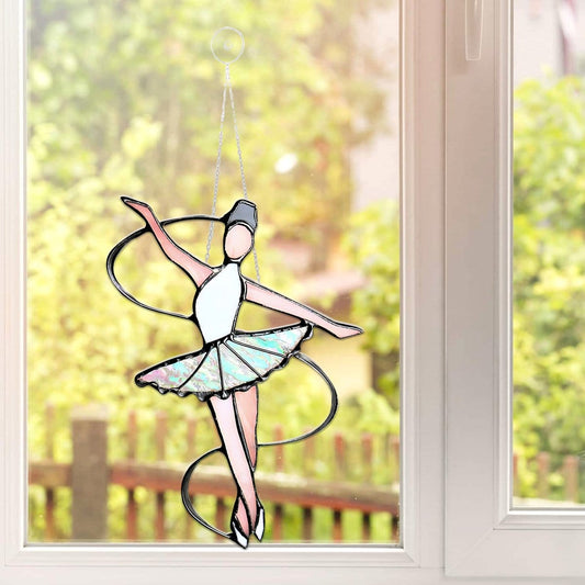 Pretty Ballerina Window Ornament  Ballet QB09