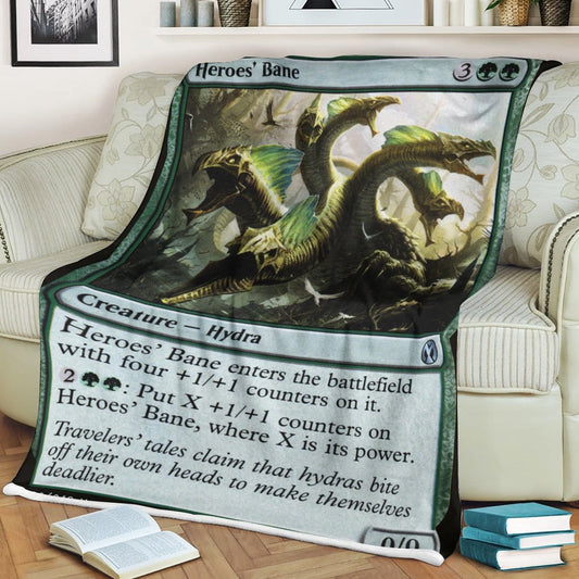 Game MTG Heroes's Bane Custom Soft Blanket