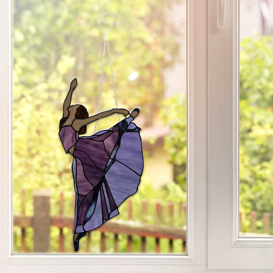 Pretty Ballerina Window Ornament  Ballet QB07