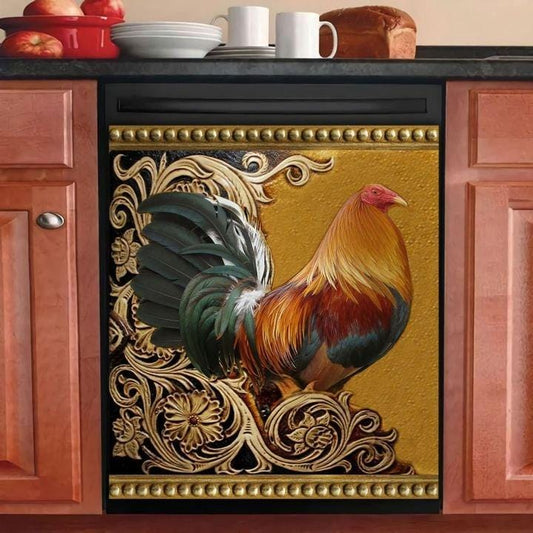 Rooster Kitchen decor Diswasher Cover 43