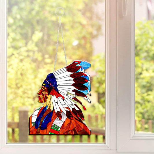 Native American Window Ornament QB12